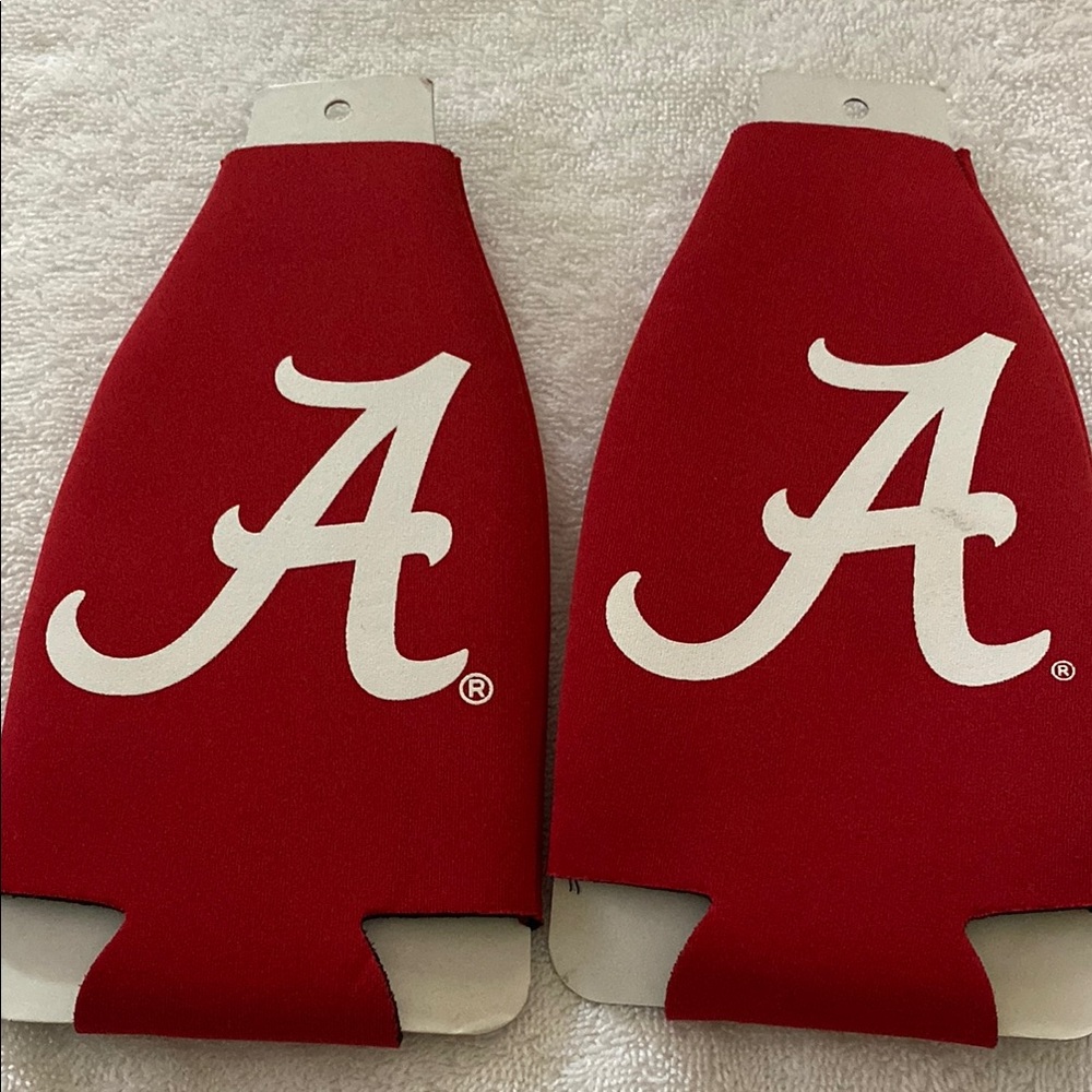 Red Alabama bottle coolers‎
